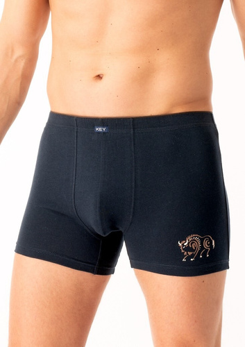Férfi boxeralsó MXH 706 Key fekete - pamut, kényelmes, elegáns csomagolásban