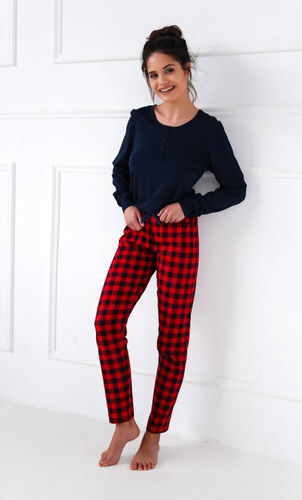 Bonnie Sensis női pizsama - tengerészkék