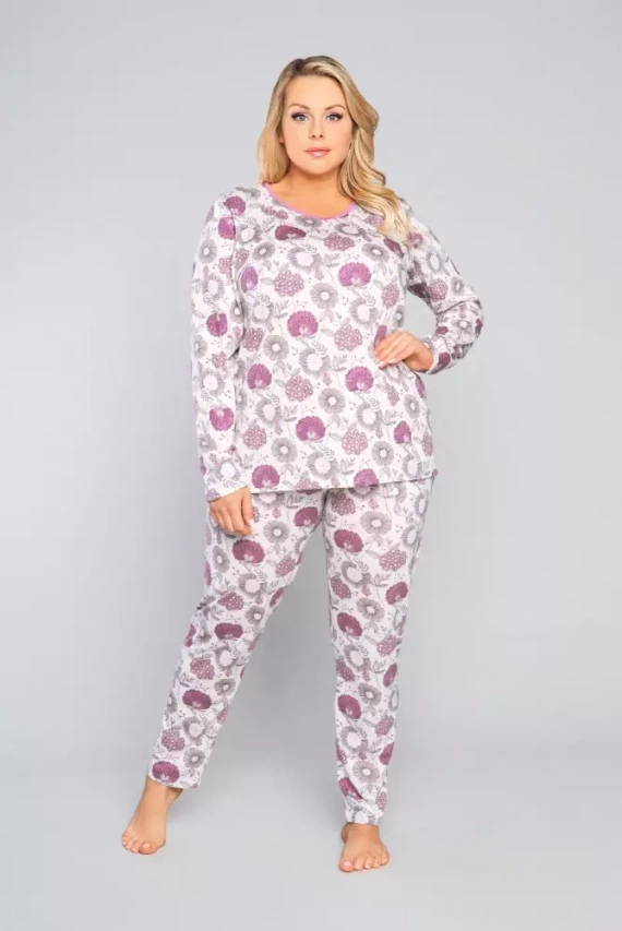 Női pizsama hosszú ujjú, nadrág Lobelia Italian Fashion -