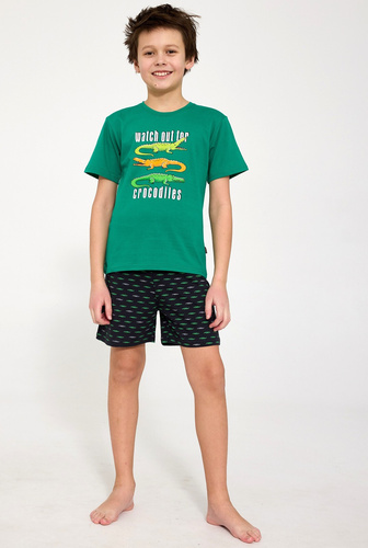 Fiú pizsama Cornette Young Boy 790/125 Crocodiles, 100% pamut, fiú pizsama, 100% pamut