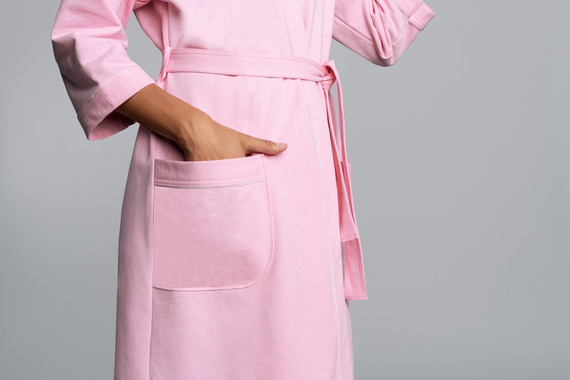 Kalia Női 3/4 ujjú fürdőköpeny Olasz divat - rózsaszín