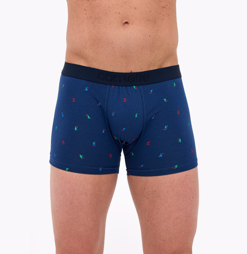 Férfi High Emotion boxeralsó 508/158 - tengerészkék, pamut