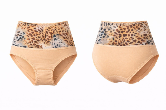 Mitex IGA WILD alakformáló női bugyi magas derékkal, hasformáló wild black 