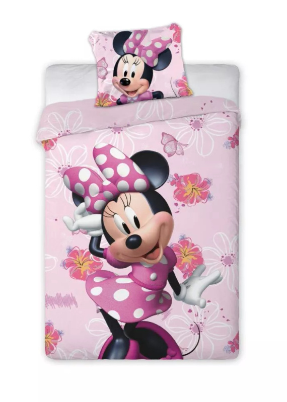 Minnie Mouse Faro rózsaszín pamut ágynemű -100% pamut, Disney szett