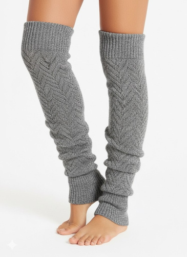 Lábszárvédő Gatta Wedel Soft art.01 - meleg jacquard lábszárvédő télire, szürke