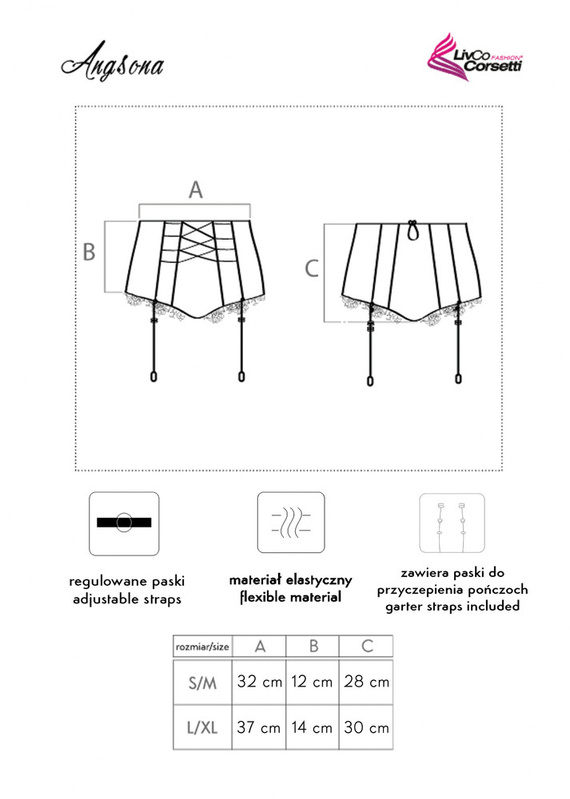 Angsona Női bugyi LivCo Corsetti divat fekete
