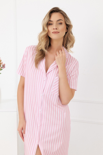 Ariela Italian Fashion kismama hálóing - rövid ujjú, pamut