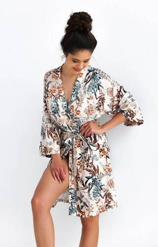 Sensis Dolores női fürdőköpeny - krémszínű