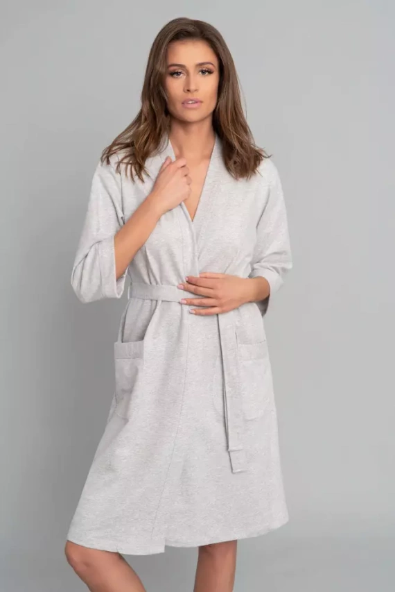 Karla Női fürdőköpeny Italian Fashion - világos melange