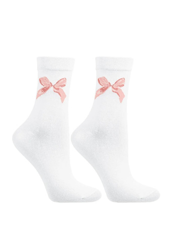 CSLW700-001 Moraj zokni - Női zokni konzervdobozban, finom kártyamintával, ideális ajándékozásra