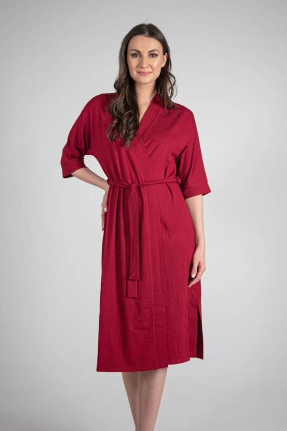 942 Visa Hosszú köntös De Lafense - bordó színű