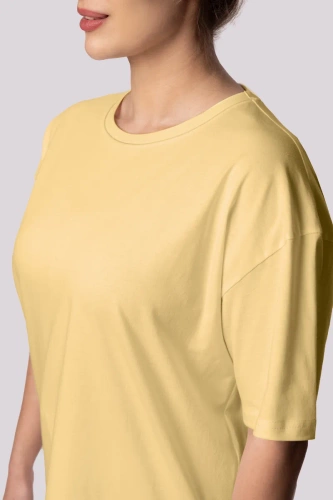 Bliss rövid ujjú női pizsama Mona sárga