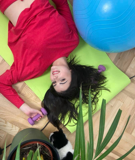 555 Paula női pizsama De Lafense - málna