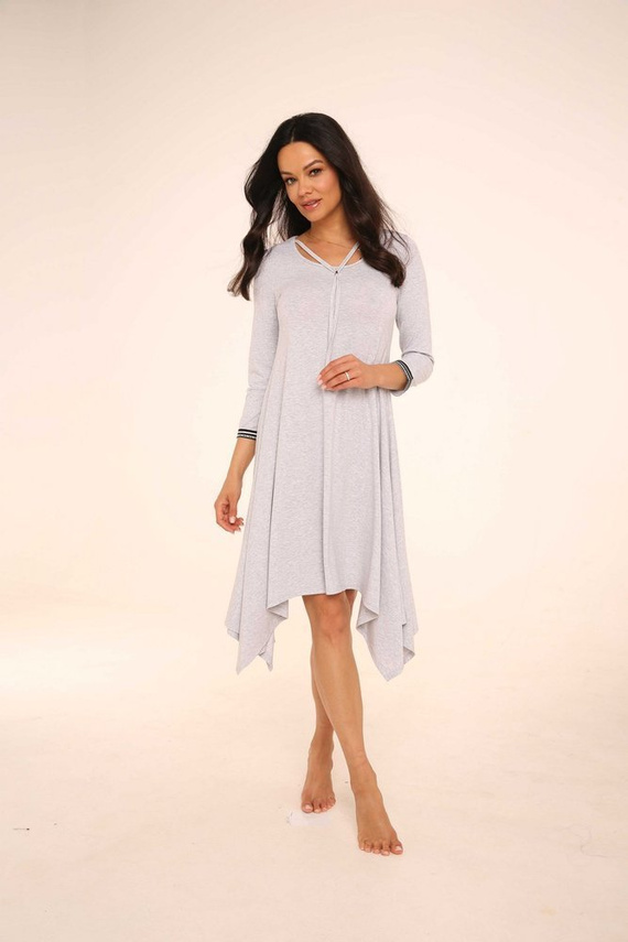 439 Nice De Lafense éjszakai ruha - nőies elegancia és alvási kényelem - könnyű melange