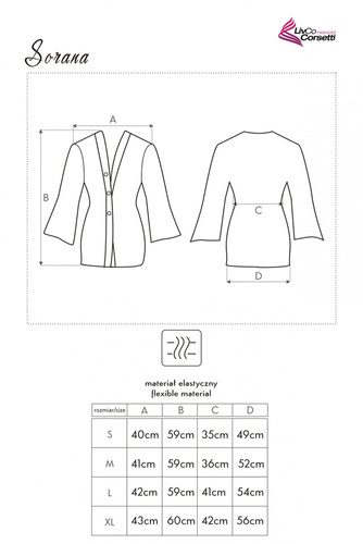 Sorana LC 90026 Női köntös LivCo Corsetti LivCo Corsetti