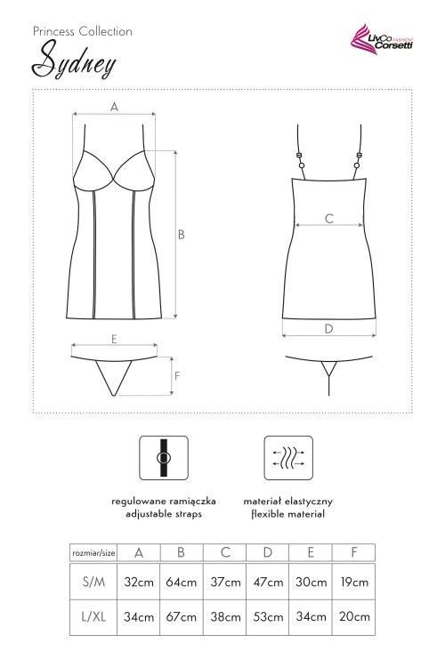 Sydney LC 90291 Szett, alsógatya és tanga LivCo Corsetti Fashion