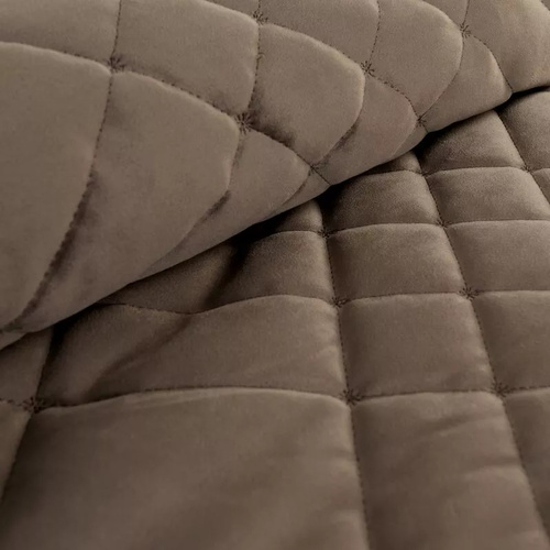 Ria 6 Velúr dekoratív ágytakaró Eurofirany barna