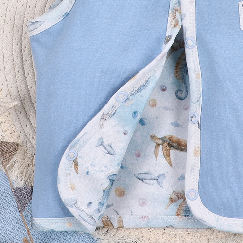 ABN-5458 Sea Of Joy Nini mellény - organikus pamut, kényelmes rögzítéssel