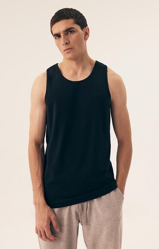 42978 Move 10 Henderson férfi póló fekete - pamut pánt nélküli, 2 db.