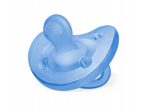 Chicco PhysioForma Soft fogszabályozó gumibábu 6-12m - kék