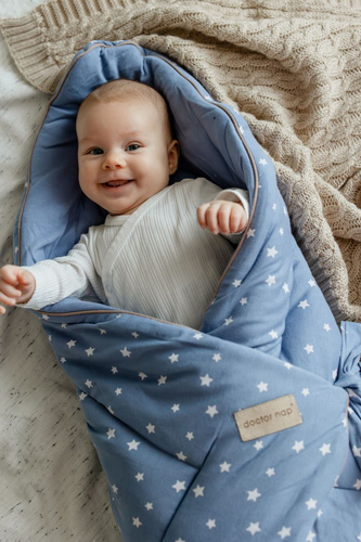 4460 Doctor Nap dwustronny bawełniany rożek niemowlęcy