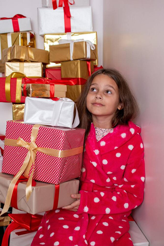 998 Bowtie Forex gyermek fürdőköpeny - kék