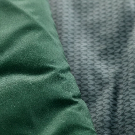 Jaremy karácsonyi ágynemű mikroszálas Eurofirany zöld - skandináv stílusú nyomtatással díszítve