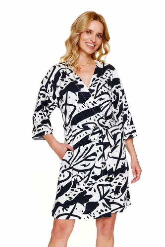 7311 Doctor Nap La Palma női köntös - viszkóz, divatos nyomtatással