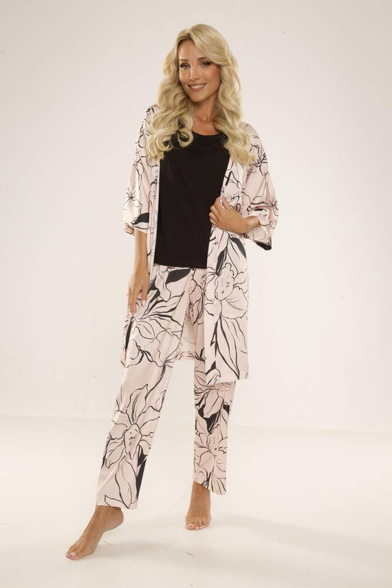 722 Lurdes Női pizsama De Lafense - bézs