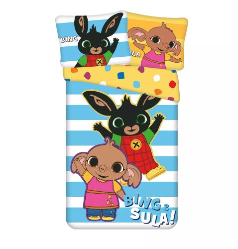 Bing Nyuszi és Sula ágynemű 140x200 pamut Jerry Fabrics