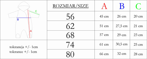 216270 Lala Luna Luna Nicol melegítőnadrág - rózsaszín babaköpeny fülekkel, 56-68-as méret