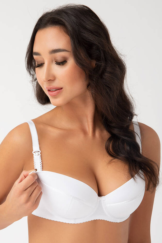 Gorsenia MK01 Ana szoptatós melltartó - fehér