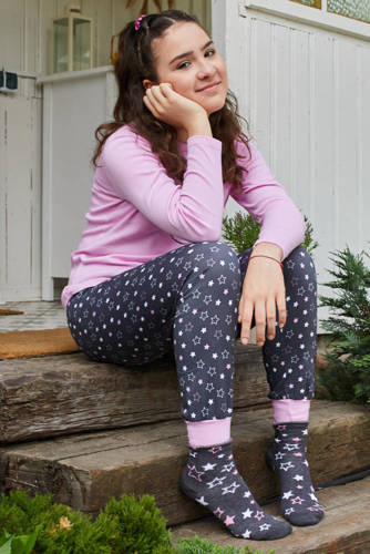 Antilia Lány pizsama Olasz divat - rózsaszín/print