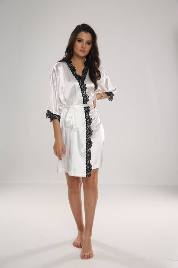 929 Kleoree Női fürdőköpeny De Lafense - gyöngyház