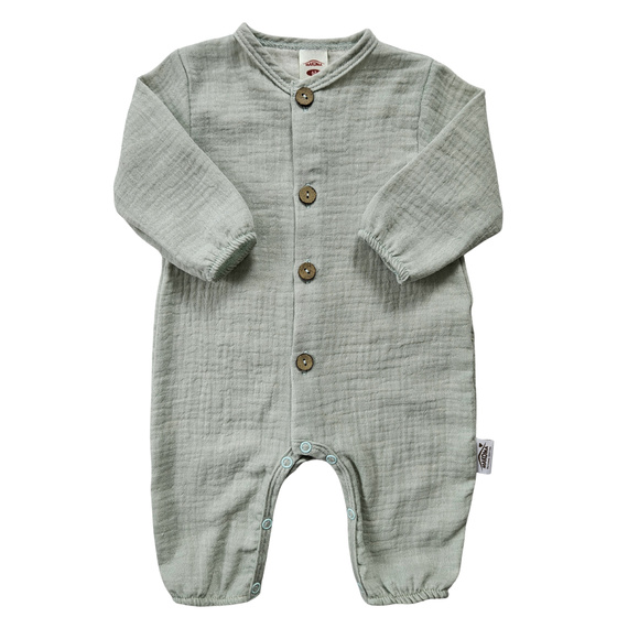 Just Muslin pizsama 02235BSM Makoma menta - könnyű, légáteresztő, 100% pamut