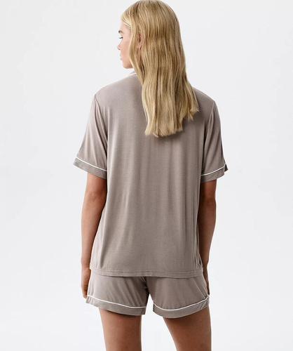 Atlantic NLP-496 női pizsama modal anyagból gombos felsővel és shorttal