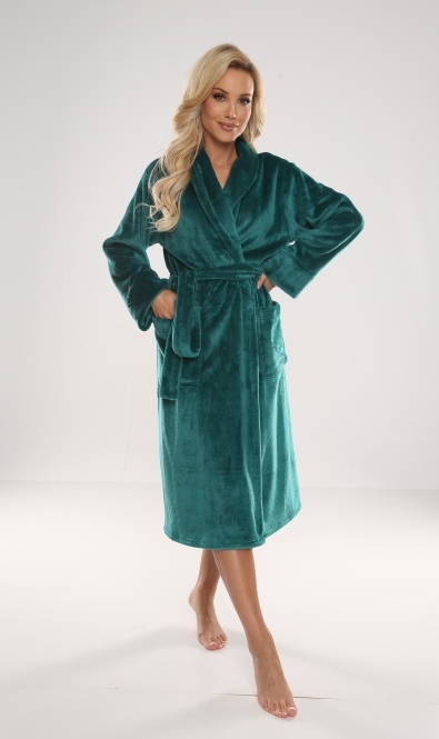 628 Abigail Long Forex női fürdőköpeny - zöld