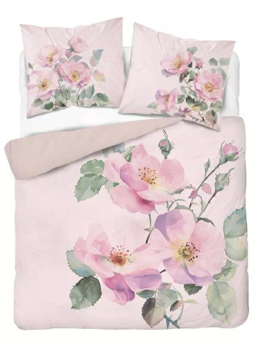 5426 3D mikroszálas ágynemű pasztell vadrózsákból - Detexpol