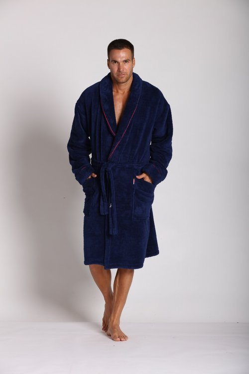 392 Giorgio férfi fürdőköpeny De lafense - denim