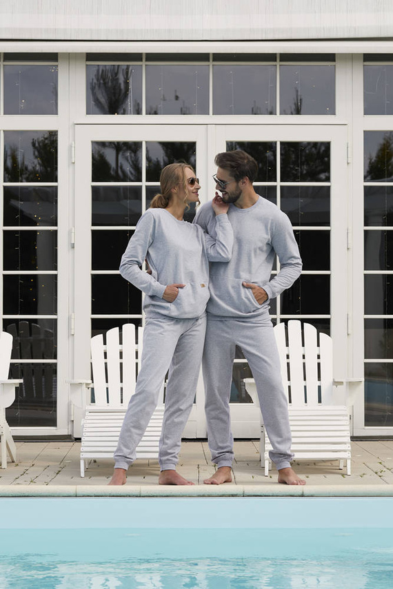 Fox férfi hosszú szett. ujj, hossz. nadrág olasz divat - melange