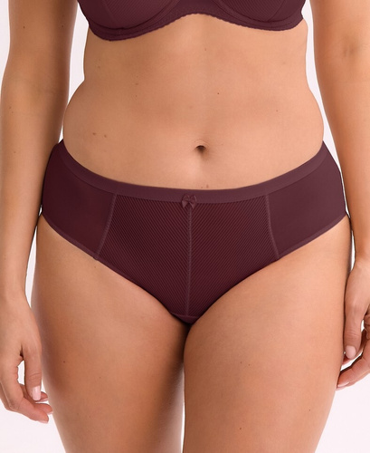 Női bugyi GFP 1058 Sonia Gaia - elegáns, beépített, finom hálós és bordázott anyagból készült, kényelmes, masnikkal
