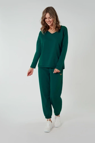 Madri Hosszú ujjú blúz Olasz divat - zöld