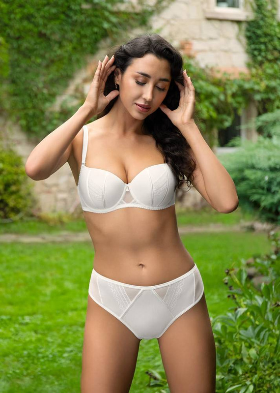 Gorsenia K 671/1 Martynika balconette melltartó - krém színben