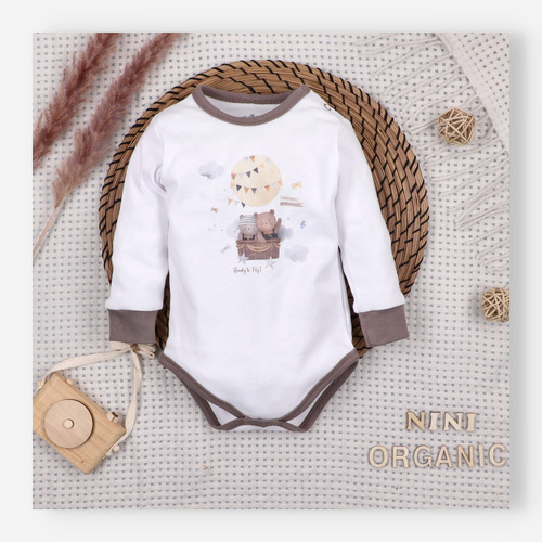 Nini baba body 100% Balloon Friends organikus pamut, Lengyel gyártás