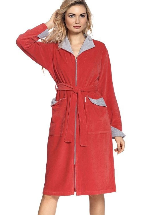 586 Elodie Castle Forex női köntös - korall színű