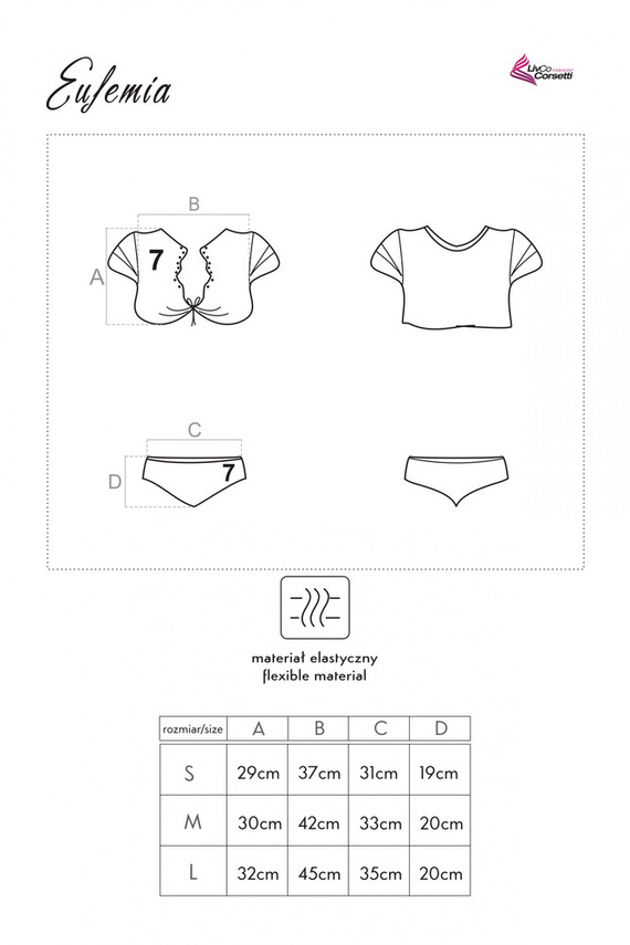 Eufemia LC 90054 LivCo Corsetti divat jelmez