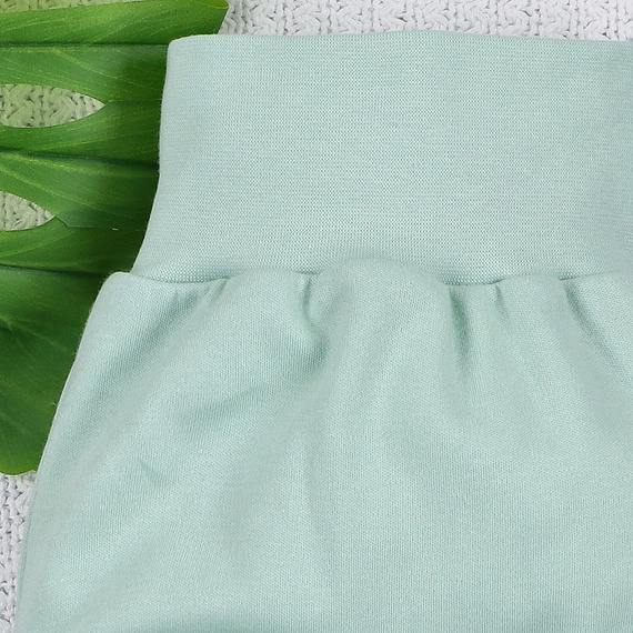 ABN-5573 Dino Explorer Nini baba fél zokni menta | bio pamut, kényelmes szabás