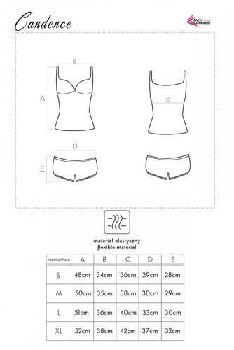 Candence LC 90039 Női pizsama LivCo Corsetti Fashion LivCo Corsetti Divat