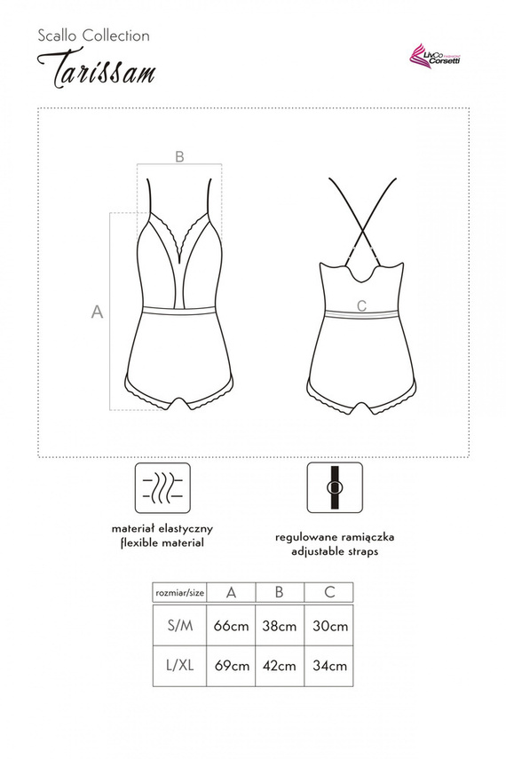 Tarissam Rózsaszín LC 90565 Női overall LivCo Corsetti Fashion