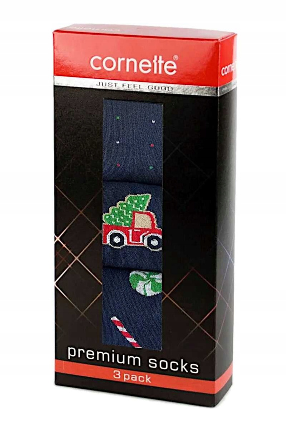 A63 Prémium zokni A'3 Cornette - tengerészkék (auto)